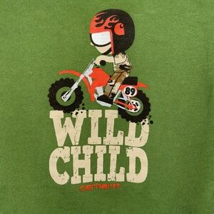 Carhartt wild child sort bike motocross motorcycle onesie bodysuit 9 months